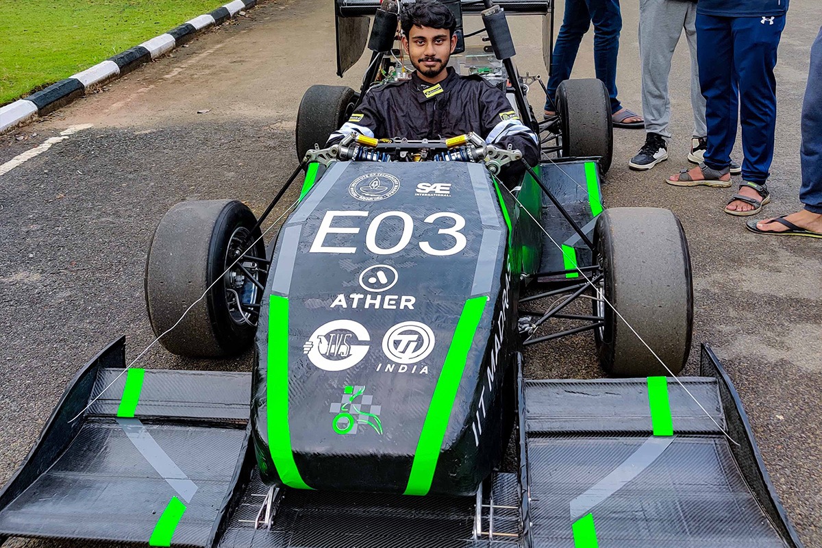 IIT Madras students launch electric formula racing car THE NEW INDIAN