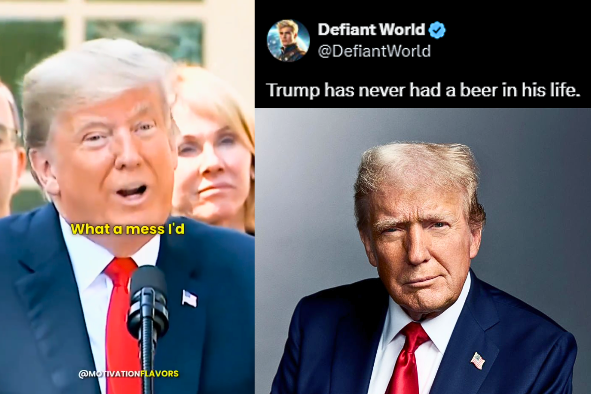 An old video featuring President Donald Trump claiming that he has never had a beer in his life has resurfaced and quickly gone viral, sparking new discussions across social media platforms.