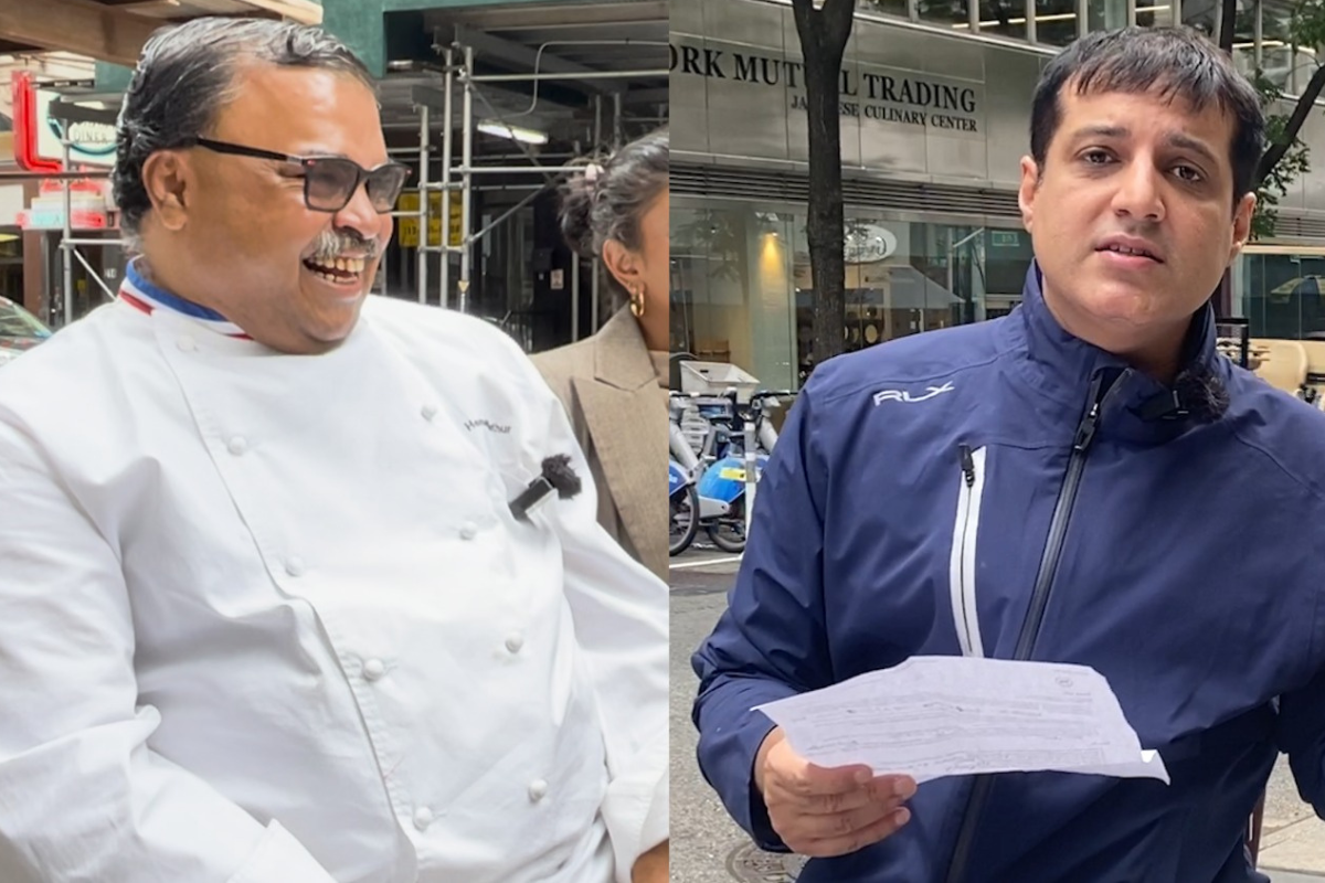 Chef Hemant Mathur speaking to the New Indian.