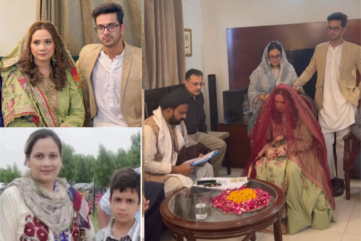 Pakistani son helps his mother remarry after 18 years, shares emotional video.