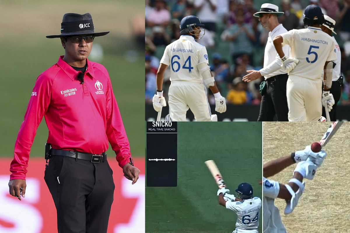 Indian opener Yashasvi Jaiswal dismissal sparks controversy.
