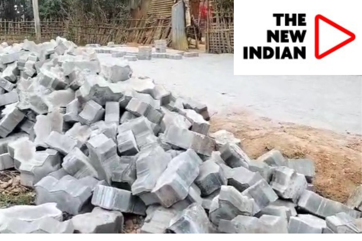 Assam locals protest against BJP MLA’s brother over shoddy road work.