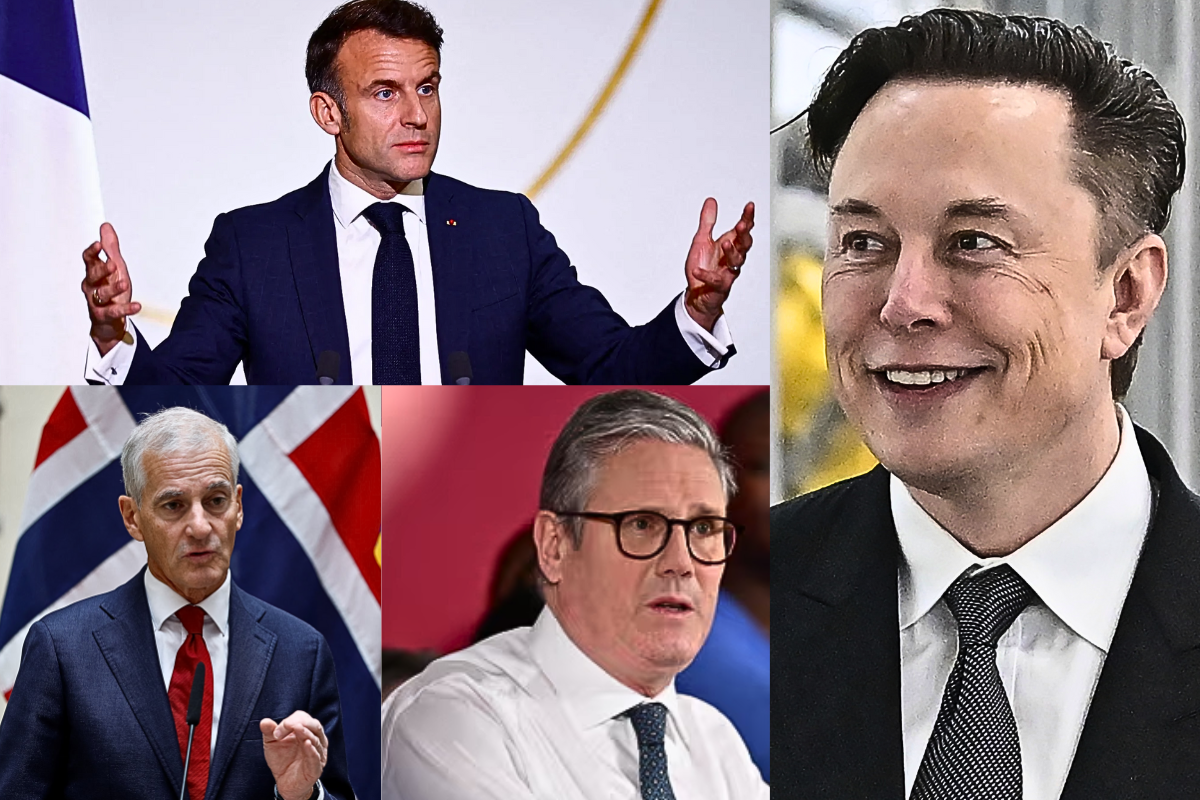 Macron becomes third European leader to aim Musk.