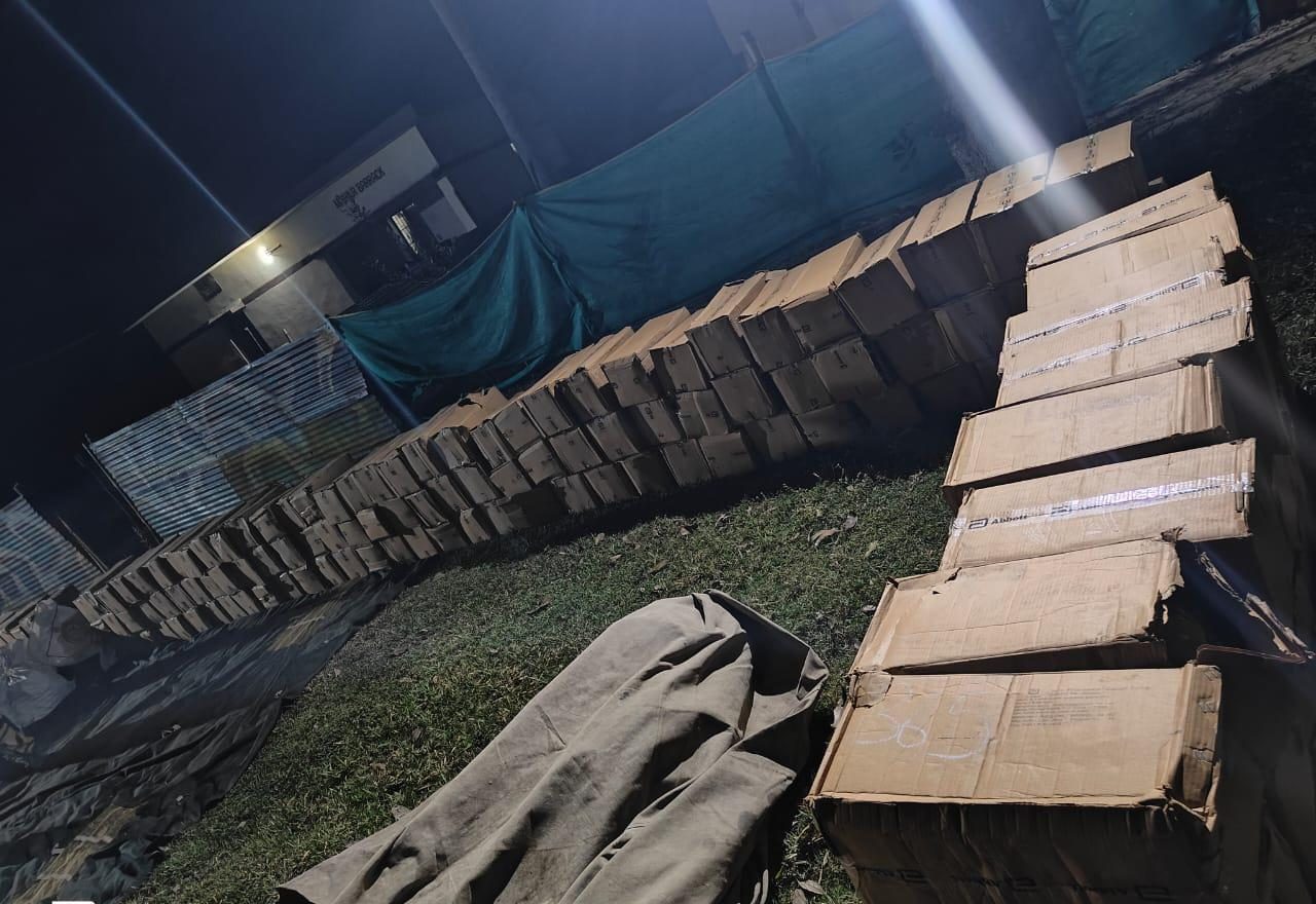 BSF seizes ₹1.4 crore worth of banned cough syrup near India-Bangladesh border.