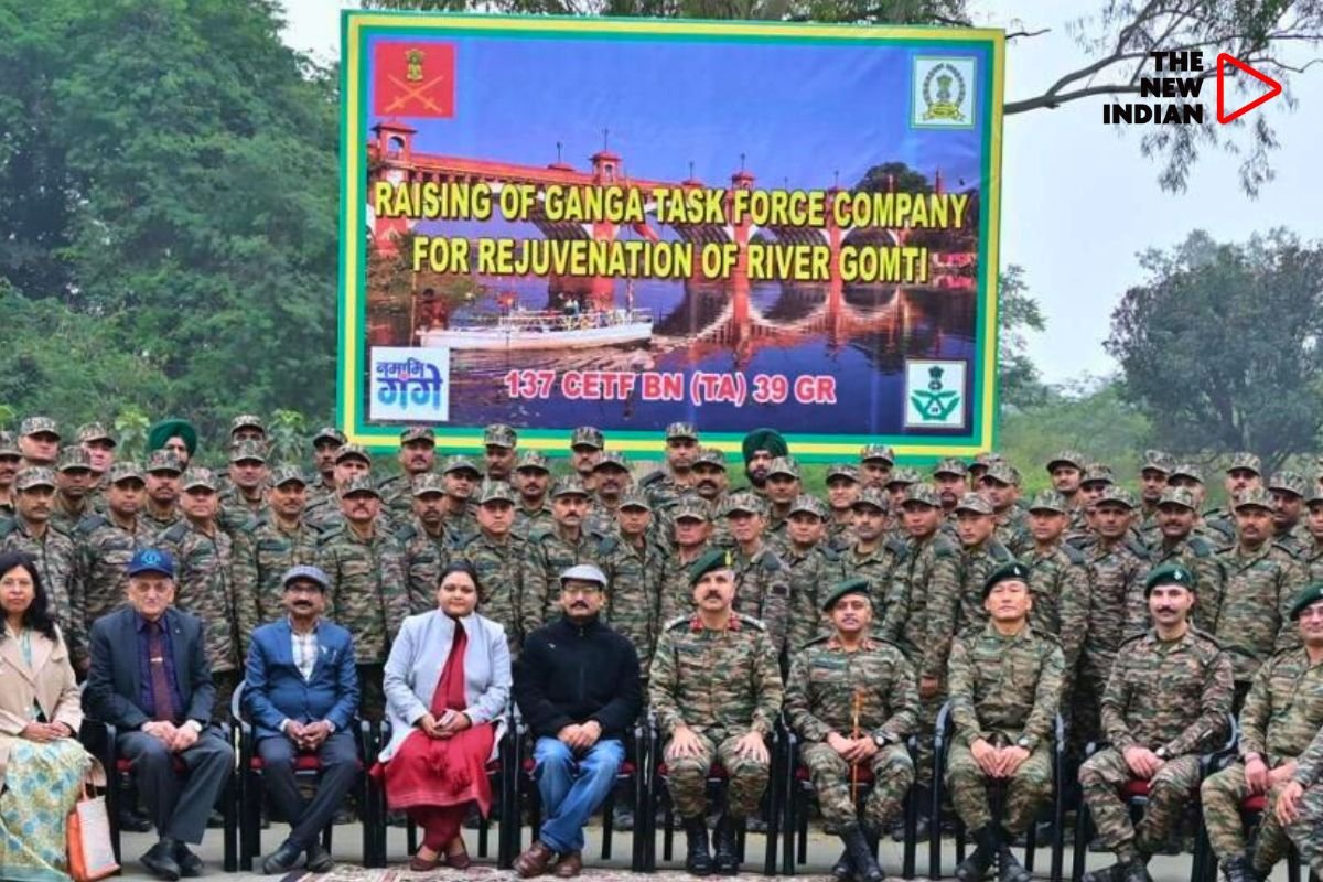 Indian Army raises additional company for Gomti River rejuvenation.