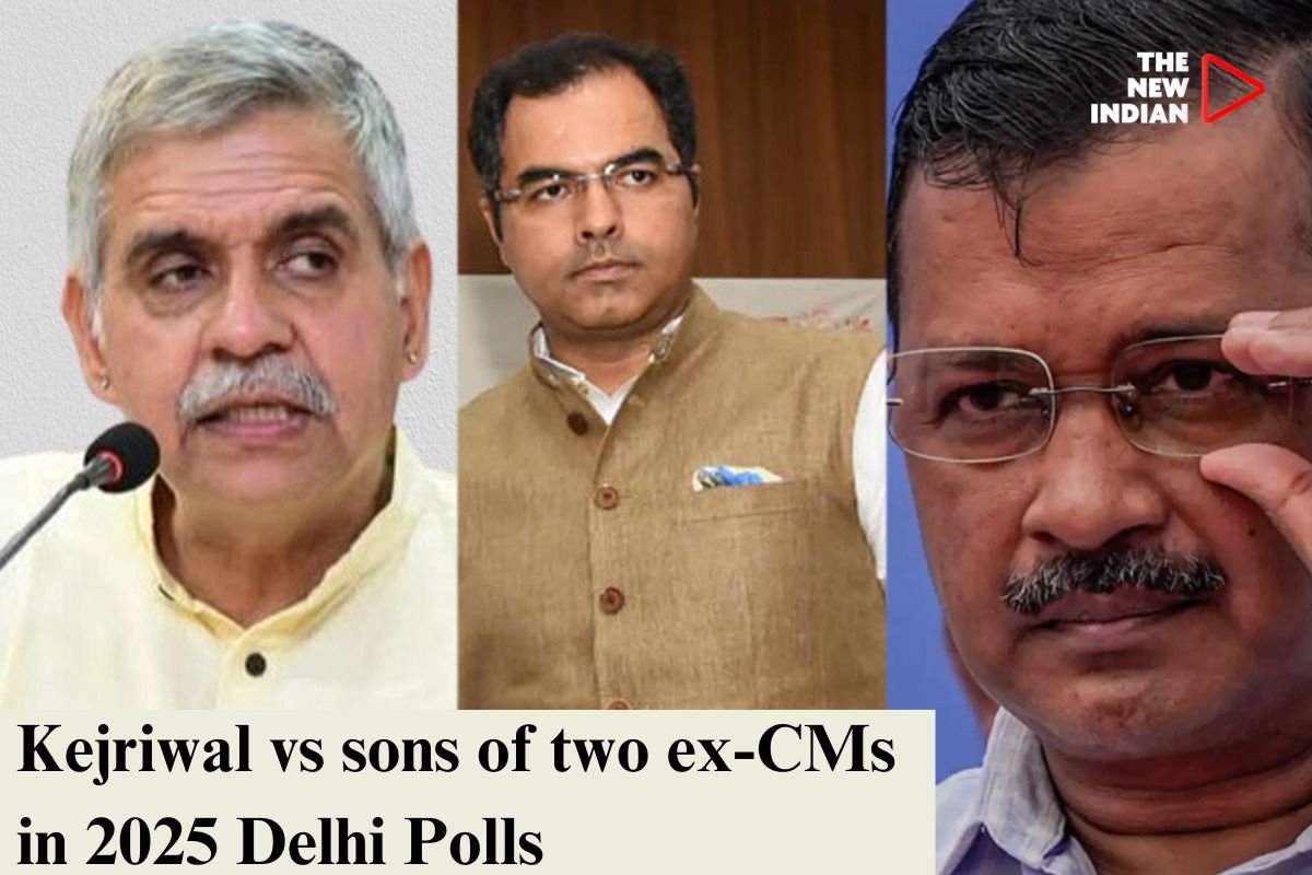 Kejriwal vs sons of two ex Chief minister in 2025 Delhi Polls.