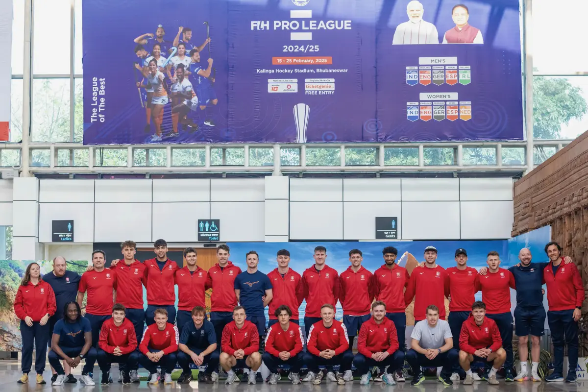 England Men’s Hockey team arrives in Bhubaneswar for FIH Pro League