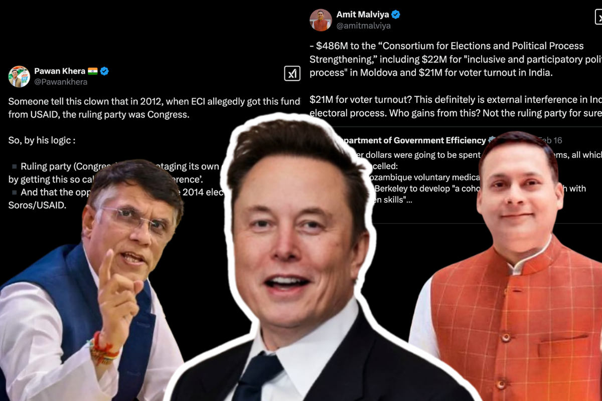 BJP and Congress accuse each other of benefiting from US funding after the cancellation of a $21 million grant for voter turnout in India.