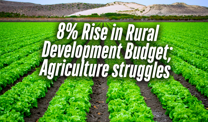 Rural development budget sees an 8% rise, but agriculture struggles
