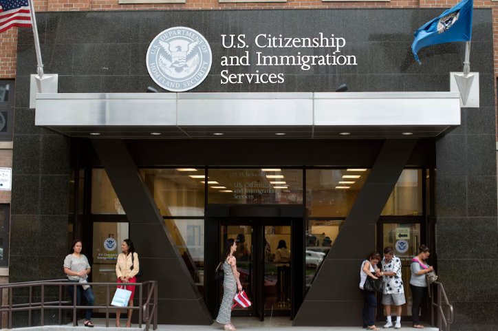 The U.S. Citizenship and Immigration Services office in New York.