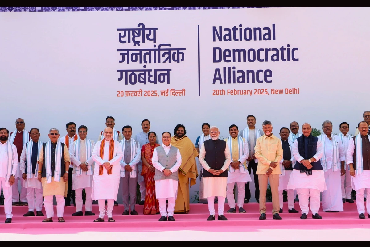 PM Modi hosts NDA CMs; Delhi CM Rekha Gupta launches Yamuna cleanup.