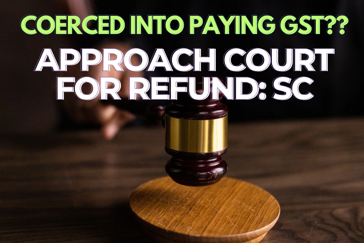SC bars arbitrary GST arrests, allows anticipatory bail without FIR