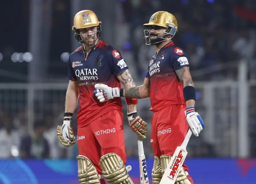 Phil Salt and Virat Kohli added 95 for the opening wicket.