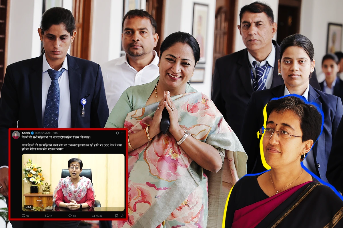 Delhi Government Approves 'Mahila Smmridhi Yojana'; Opposition Alleges Delay and Misdirection (Photo By: Tejasvi Pandey)