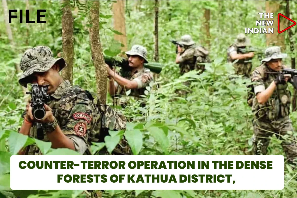 Security forces tighten search as the Kathua Terror Operation intensifies near the International Border.