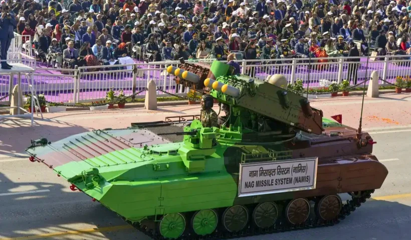 MoD Signs Rs 2,500 Crore Defence Contracts for NAMIS Tracked Anti-Tank System & 5,000 Light Vehicles