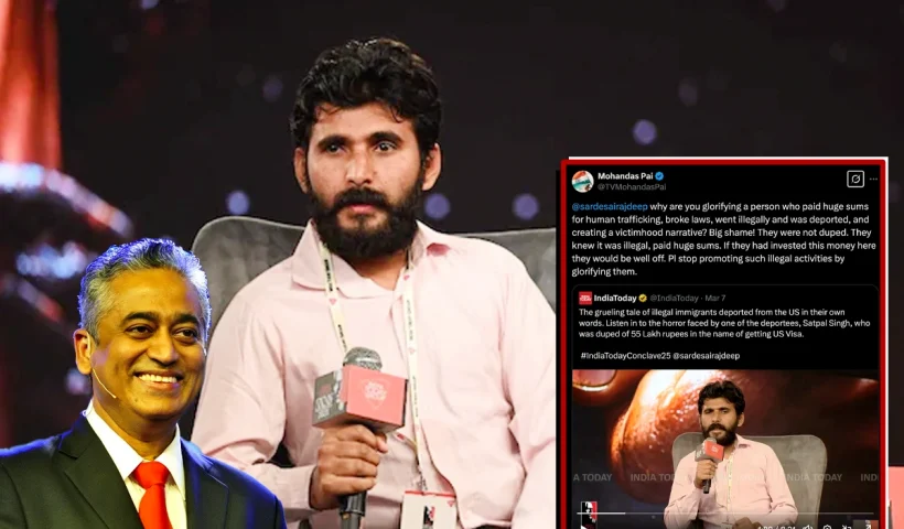 Glorifying Illegal Immigration? Mohandas Pai Questions Media