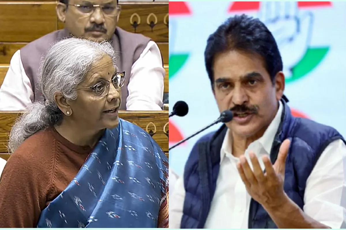 Congress leaders walk out of Parliament, condemning Sitharaman’s remarks on Tamil Nadu.