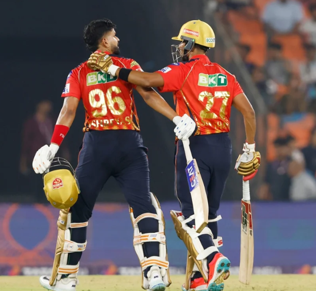 Shashank Singh and Shreyas Iyer added an unbeaten 81 in just 28 balls.