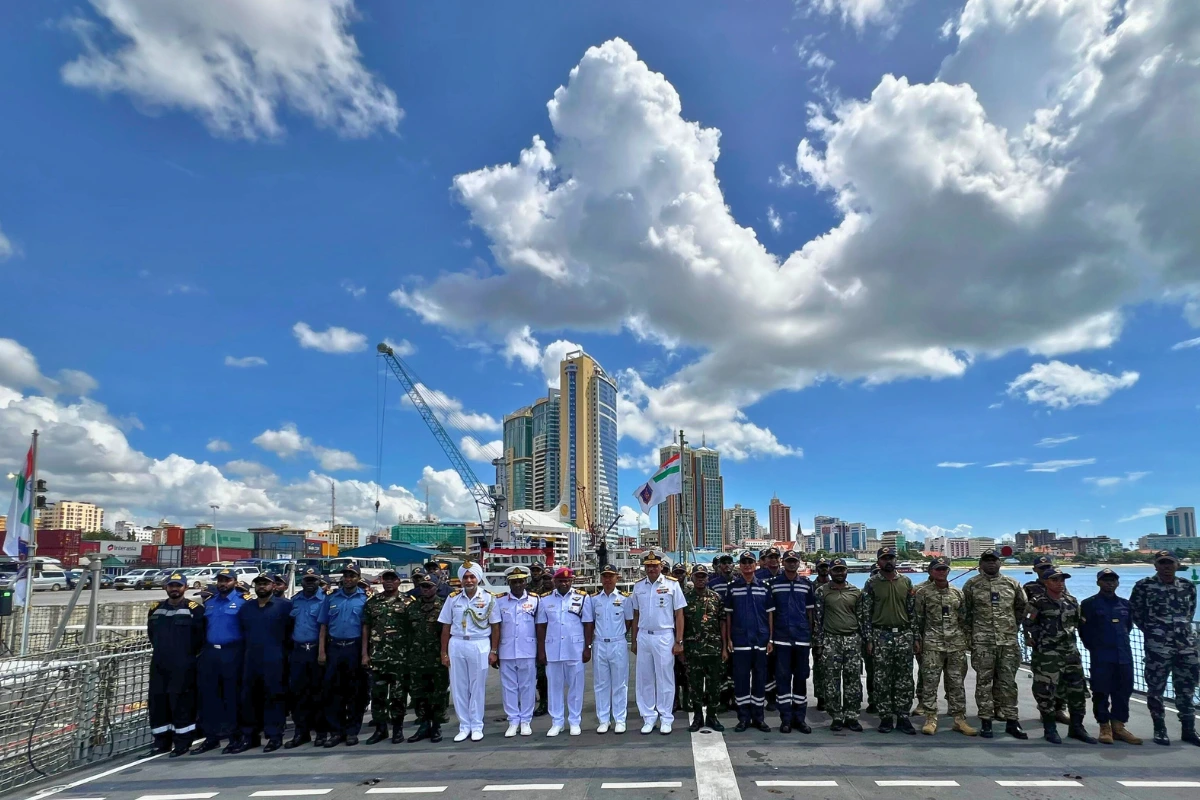 INS Sunayna Makes Historic Port Call in Tanzania, Strengthening IOR Ties