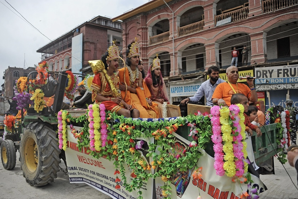 Kashmir Marks Ram Navmi with Devotion and Unity