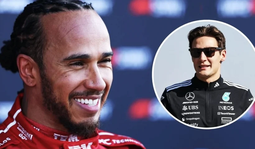 George Russell defends Hamilton’s Ferrari struggles