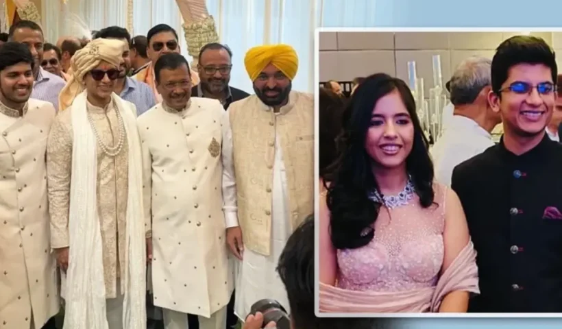 Arvind Kejriwal Dances with Joy at Daughter Harshita’s Wedding; Sisodia, Raghav, and Bhagwant Mann Join the Celebrations