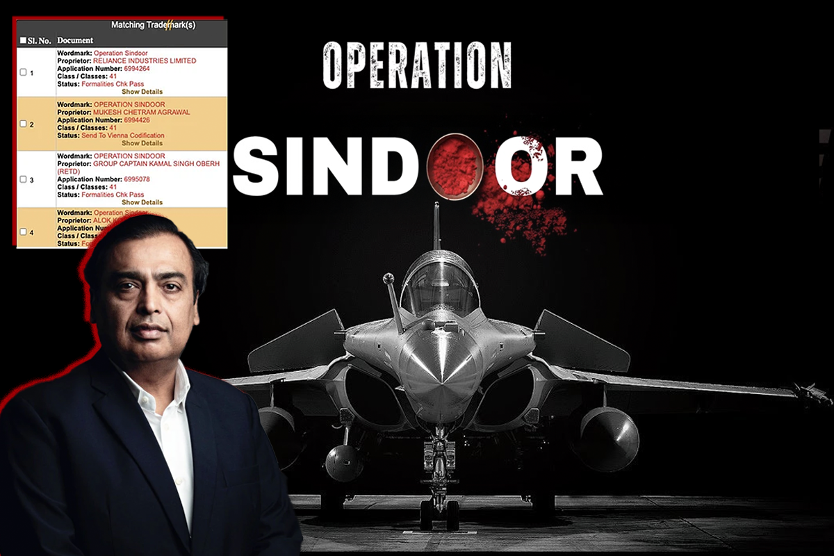 Reliance and Others File Trademark for 'Operation Sindoor' Amid Rush