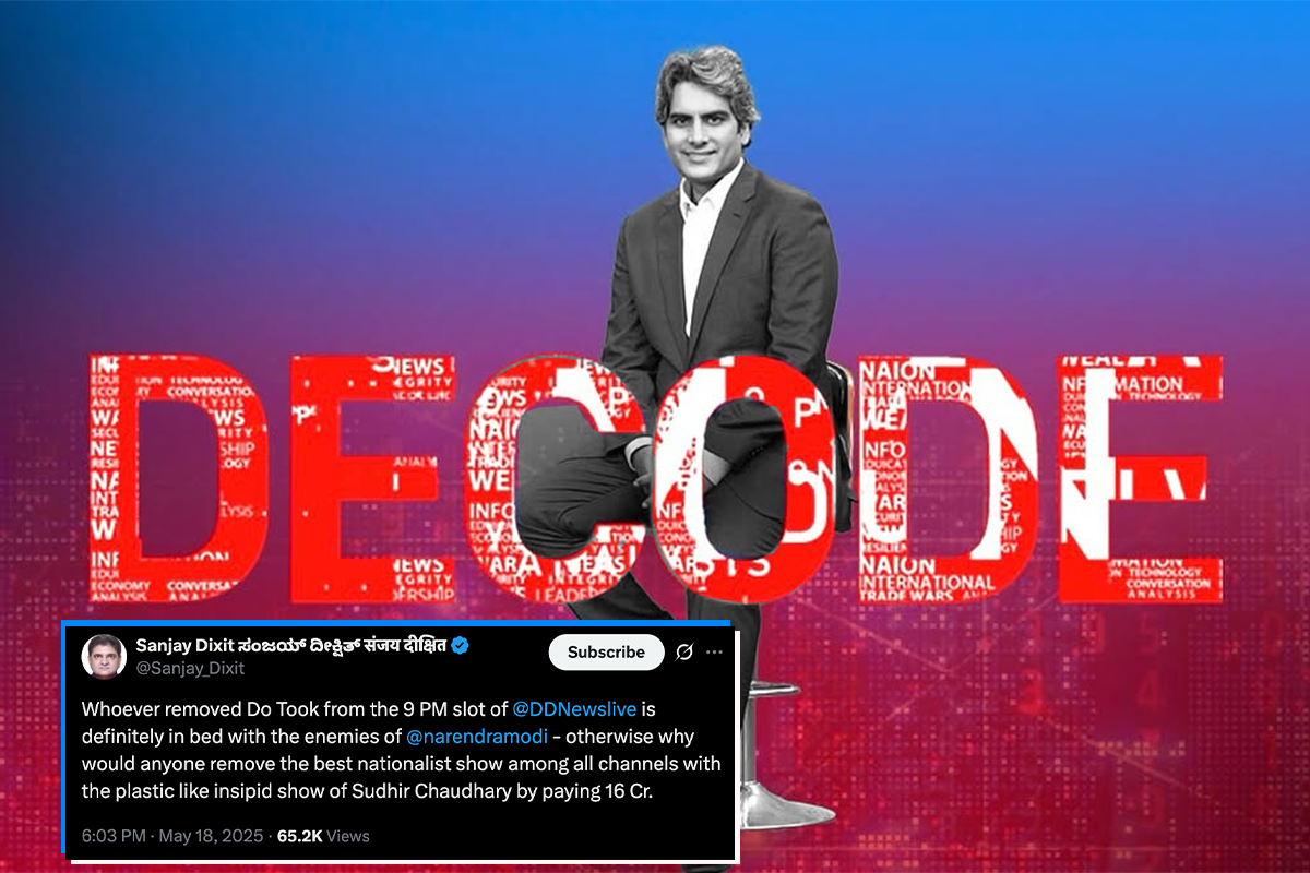 Sudhir Choudhary's DD Show Courts More Outrage on Social Media
