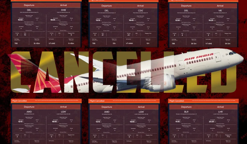 Six Air India Dreamliner Flights Cancelled Amid Safety Scrutiny