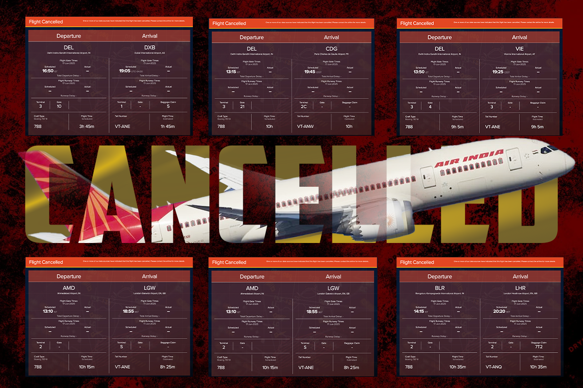 Six Air India Dreamliner Flights Cancelled Amid Safety Scrutiny