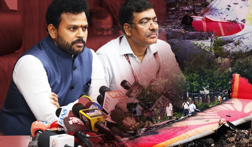 Ram Mohan Naidu Orders Multi-Level Probe, After AI171 Crash (Photo Chlicked & Illustration: Tejasvi Pandey)