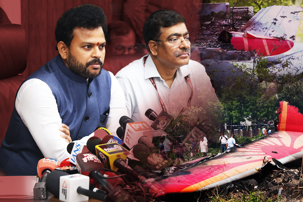 Ram Mohan Naidu Orders Multi-Level Probe, After AI171 Crash (Photo Chlicked & Illustration: Tejasvi Pandey)
