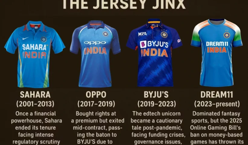 From Sahara to Dream11: The Rise and Fall of Cricket Sponsors