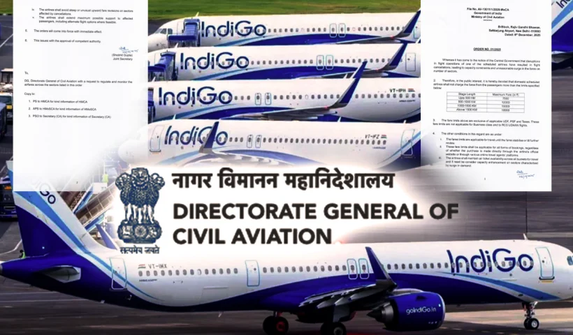 MoCA Enforces Emergency Fare Caps Amid IndiGo Disruptions; Orders Airlines to Support Affected Passengers